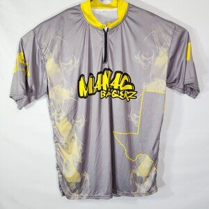 Maniac Baggerz Cornhole Club Jersey VFW Wreck-it Boards Mercer Number 69 Men XXL